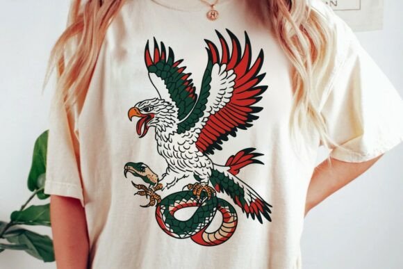 Download Eagle VS Snake Tattoo Style Art Png - Premium Resources