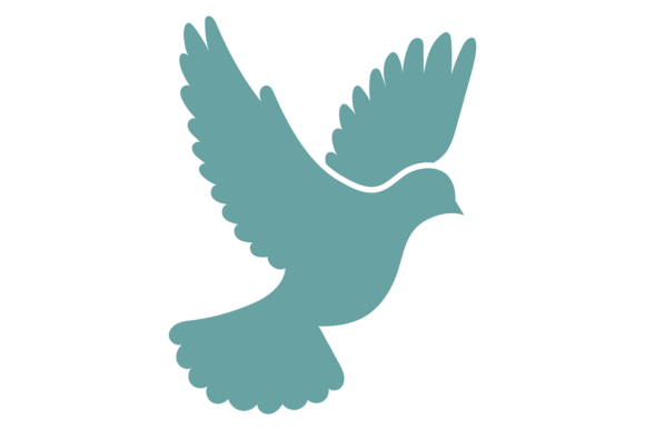 Download Flying Dove Silhouette. Piece Heaven Bir - Dove Collection